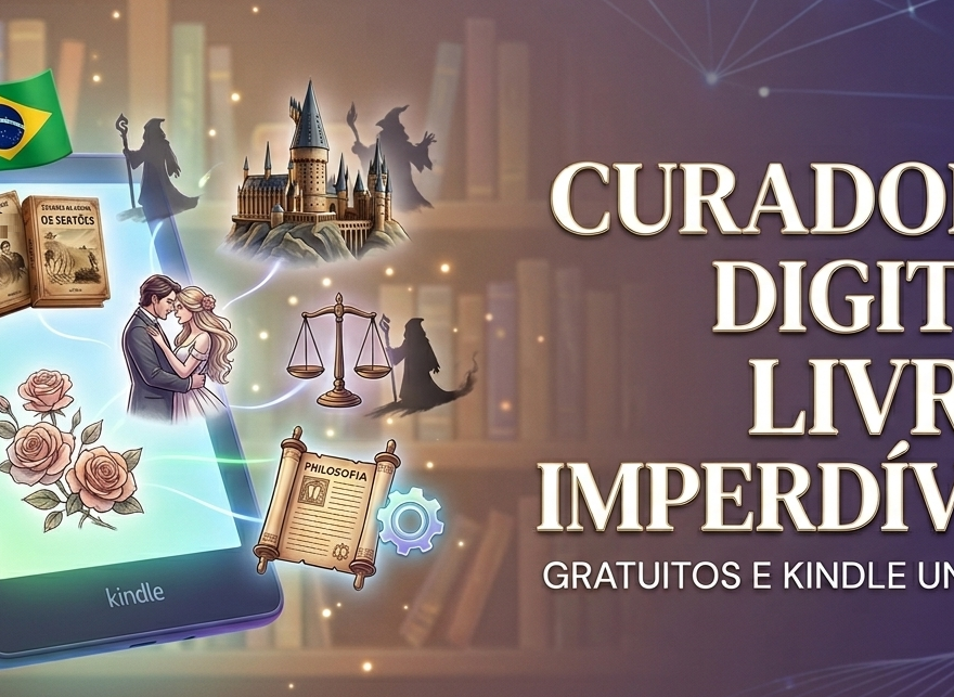 Imagem ilustrativa para curadoria de livros digitais gratuitos